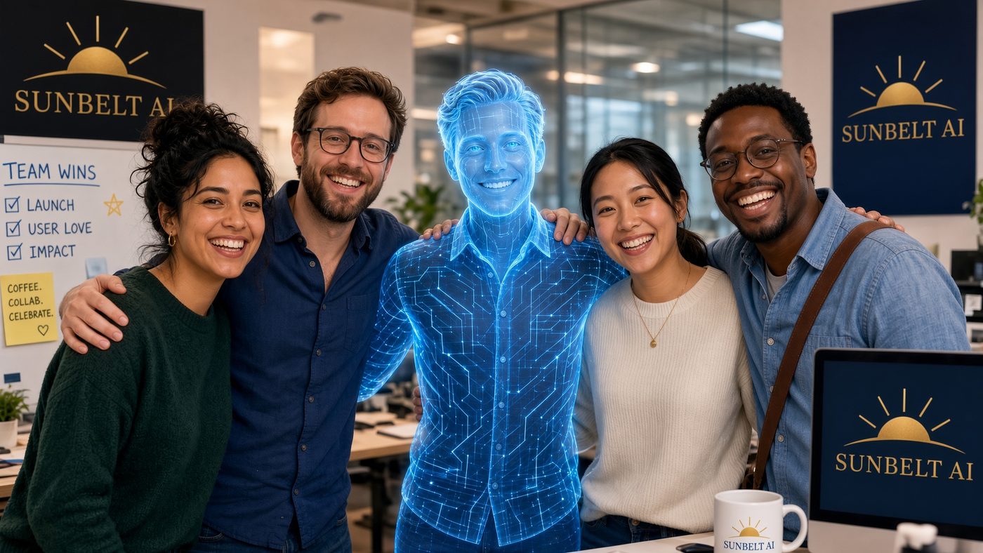 The Sunbelt AI crew — your people plus an AI employee